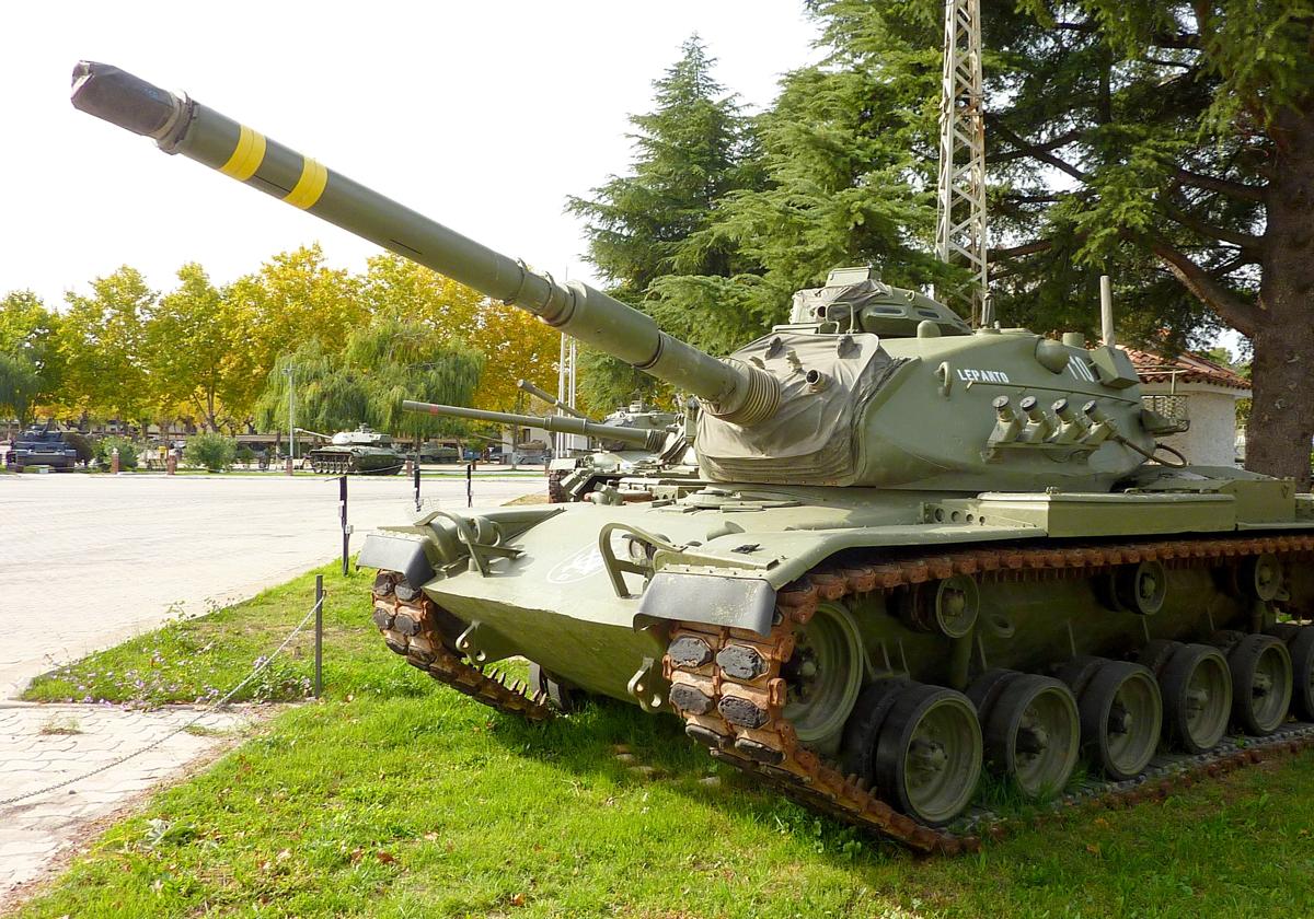 Un carro de combate M-60 en una imagen de archivo.