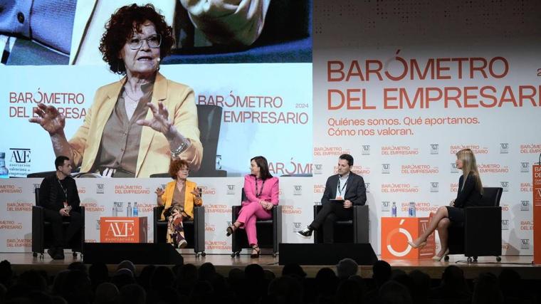 Imagen de la mesa redonda 'Yo también soy empresario' en el evento de este jueves