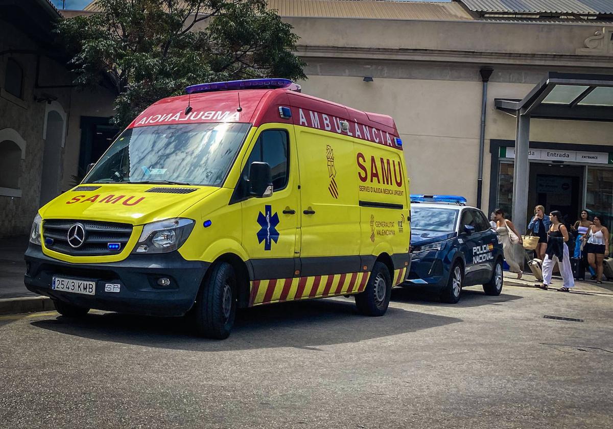 Imagen de archivo de una ambulancia del SAMU