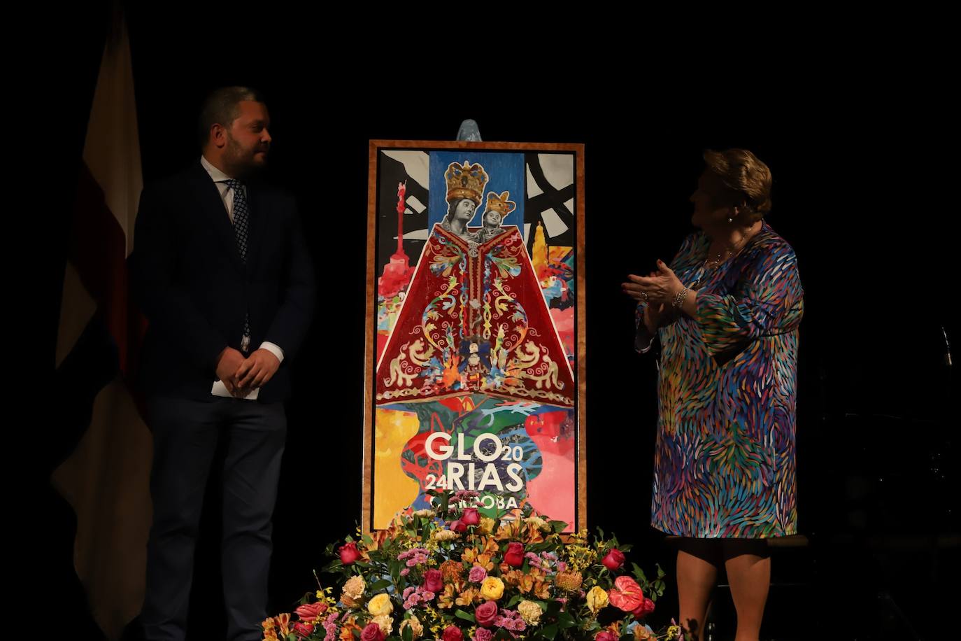 Las imágenes del pregón de las glorias de Córdoba por fray Manuel García y el cartel de David Payán