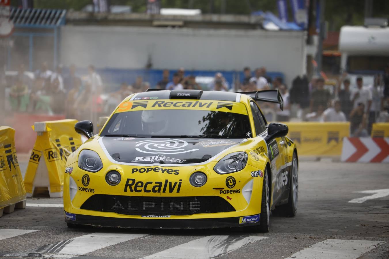 Las mejores imágenes del trepidante tramo urbano del Rallye Sierra Morena 2024