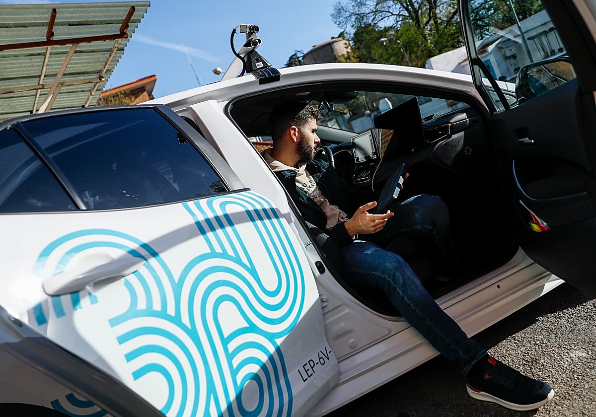 Imagen del vehículo 'espía' con la IA incorporada para la recogida de residuos