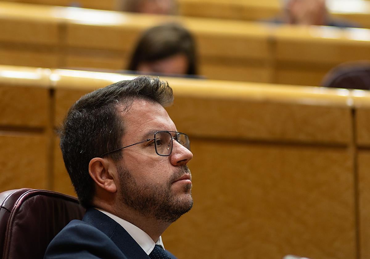 El presidente de la Generalitat, Pere Aragonès