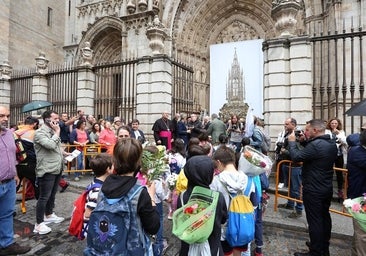 Cuelgan los toldos del Corpus 2024 mes y medio antes de la fiesta, que pregonará el arzobispo de Toledo