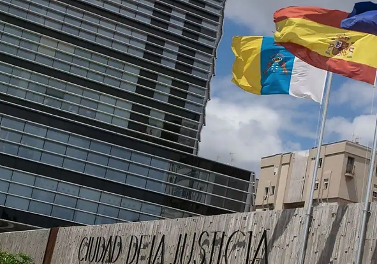 Cuidad de la Justicia de Las Palmas en foto de archivo