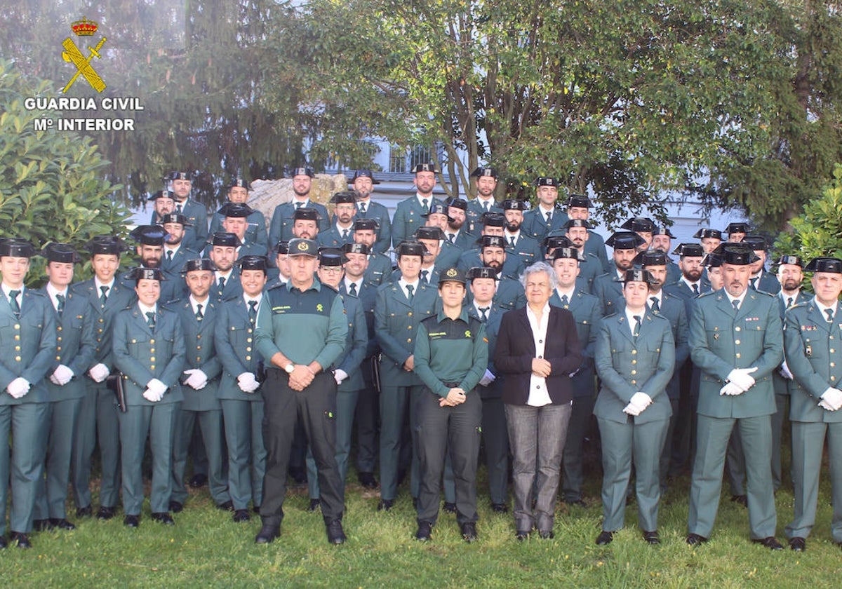 Un total de 58 nuevos agentes de la Guardia Civil, se incorporan a la Comandancia de Cuenca