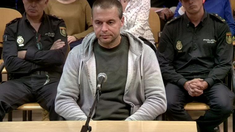 El pederasta de Ciudad Lineal, al inicio del juicio en 2016