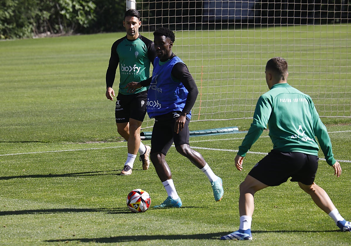 Los jugadores del Córdoba se ejercitan en la Ciudad Deportiva
