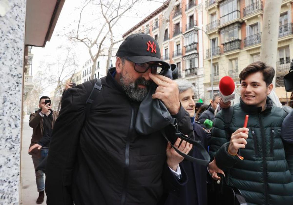 Koldo García, a la salida de la Audiencia Nacional