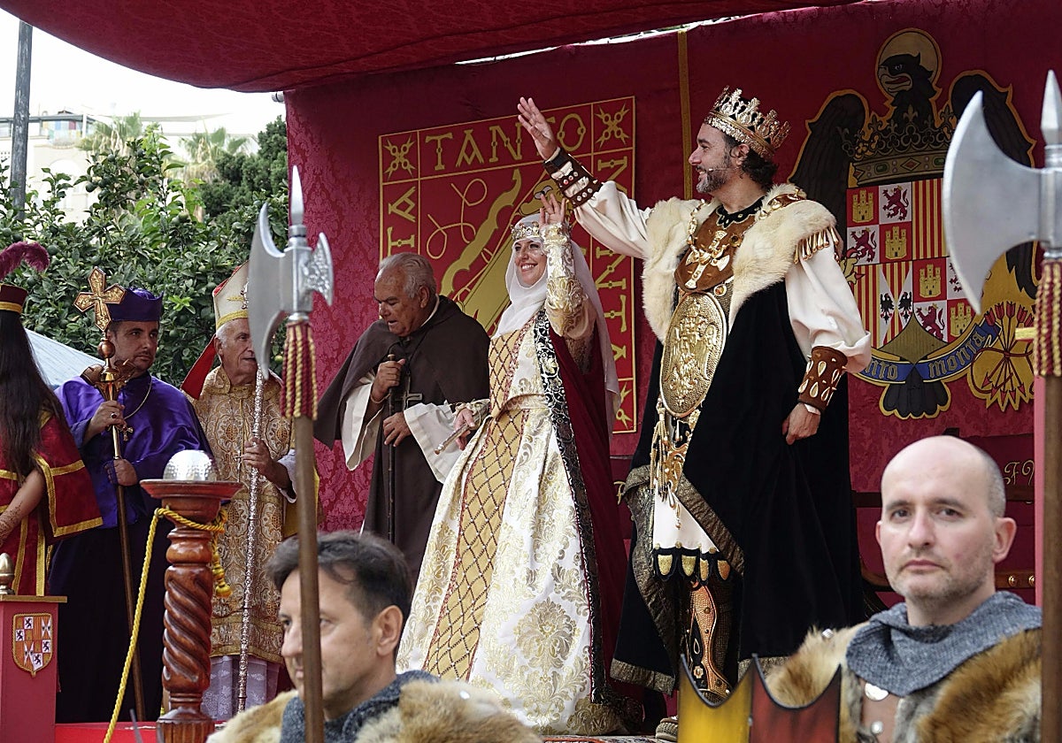 Comitiva similar a la que partirá este sábado desde San Jerónimo el Real