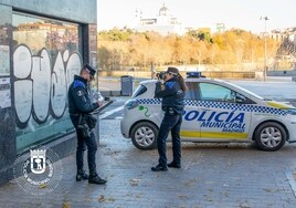 La brigada antigrafitis triplica los atestados contra pintadas vandálicas en cinco meses