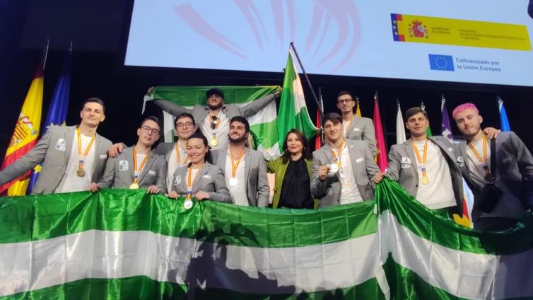 Andalucía arrasa con once medallas en Spainskills, el Campeonato Nacional de Formación Profesional