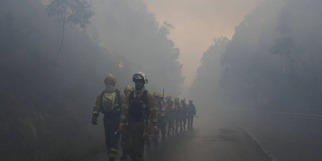 Galicia reforzará la prevención de incendios en la  raia  con Portugal