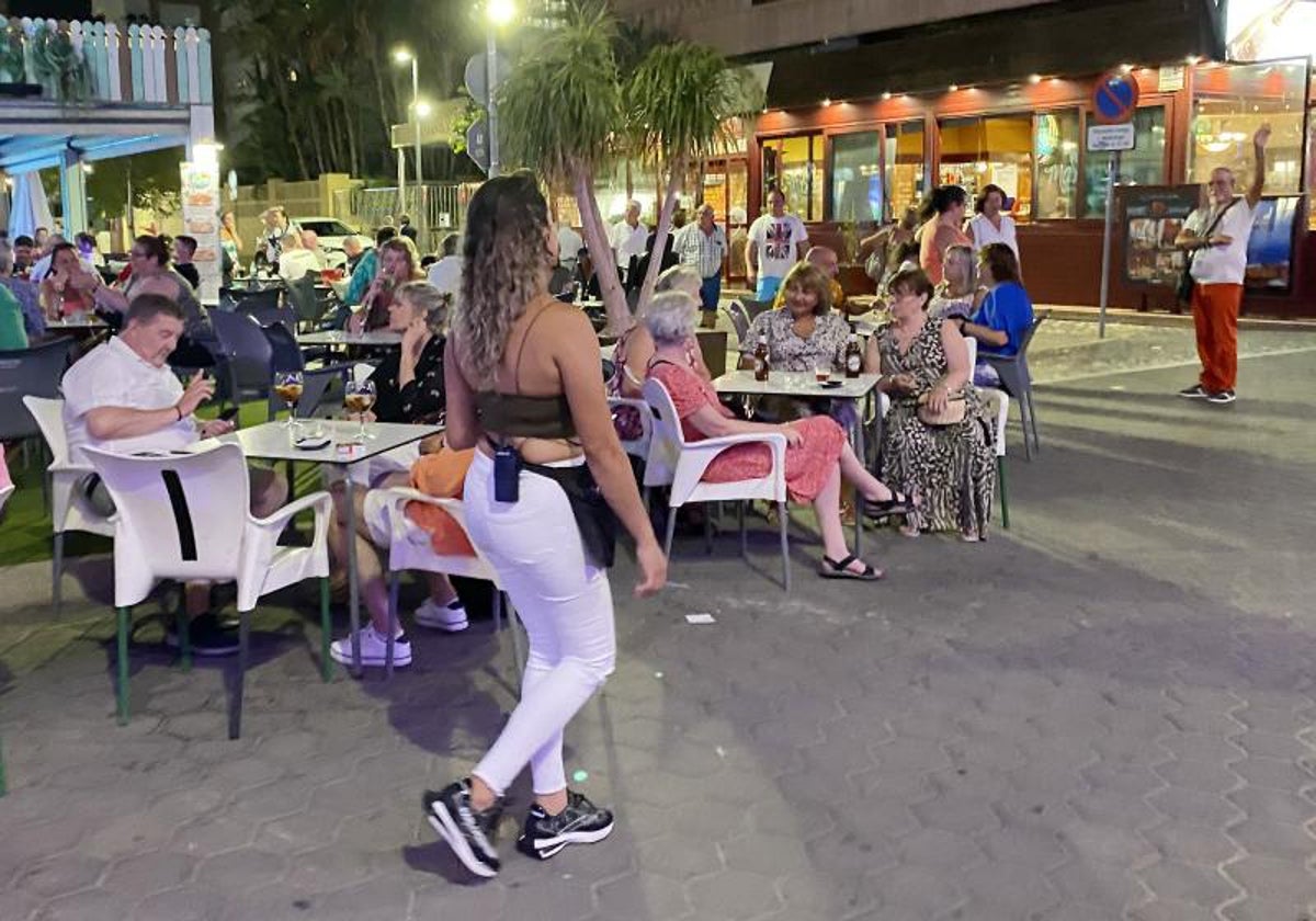 Imagen de archivo de la terraza de un restaurante ajeno a esta noticia