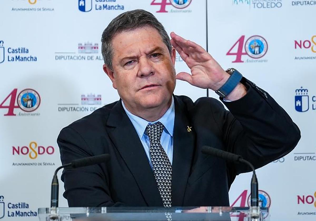 El presidente de Castilla-La Mancha, Emiliano García-Page