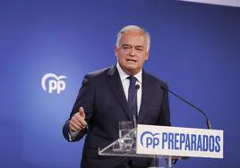 El PP confirma a Pons como director de campaña para las europeas y abre la vía de Dolors Montserrat como candidata