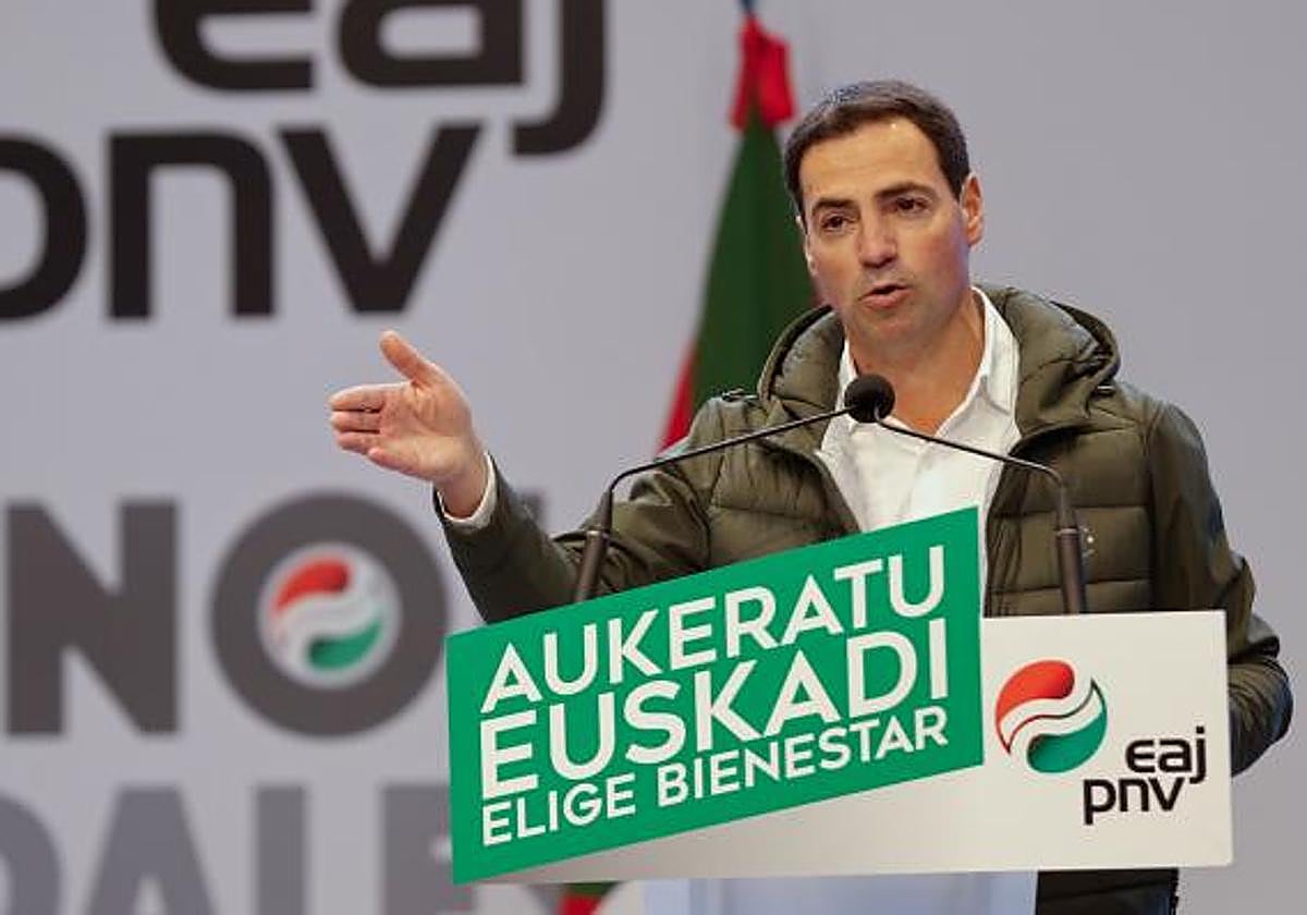 El candidato del PNV para las elecciones vascas del 21A, Imanol Pradales