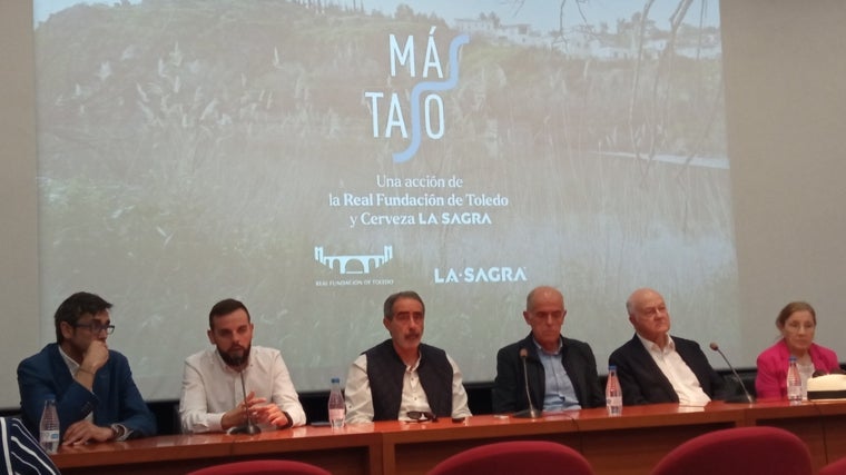 Presentación del mini-documental y de la campaña 'Más Tajo' en la sede de la Real Fundación de Toledo