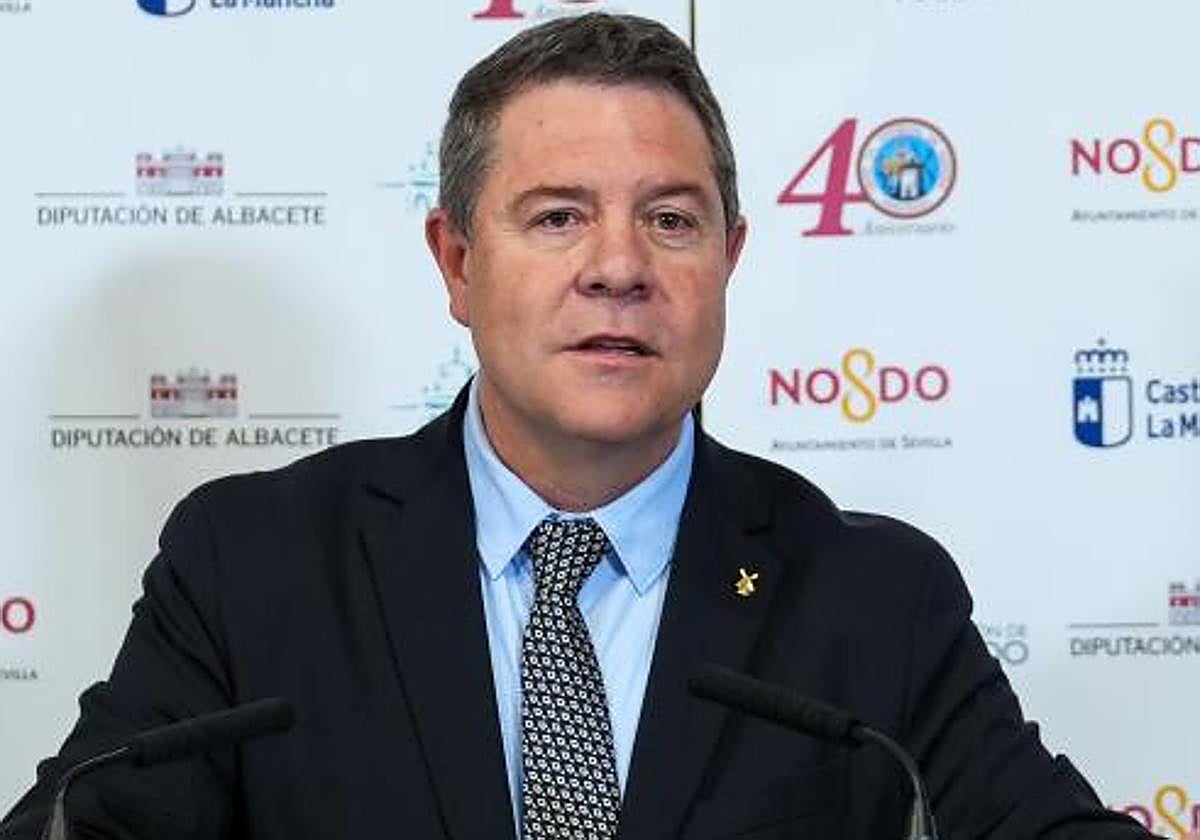 El presidente de Castilla-La Mancha, Emiliano García-Page