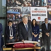 Ayuso arropa a Leguina en su toma de posesión como presidente de la Cámara de Cuentas y Lobato le da plantón