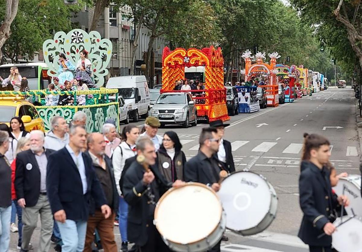 Carrozas de la Romería de Santo Domingo en una imagen de archivo