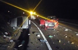 Tres heridos, dos de ellos graves, tras una colisión entre dos turismos en El Casar (Guadalajara)