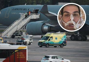 Álex García, el español trasladado de Tailandia con pancreatitis, ya está en el hospital en Bilbao «clínicamente estable»