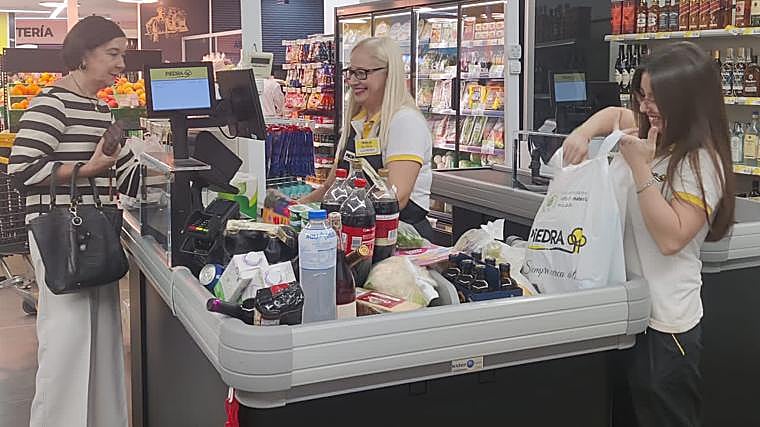 Imagen de un supermercado de Piedra