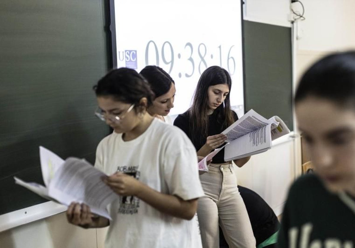 Pruebas de Selectividad en Santiago en 2023