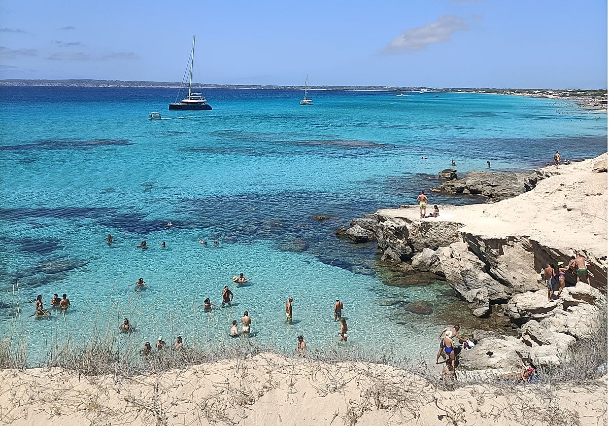 Imagen de la isla de Formentera