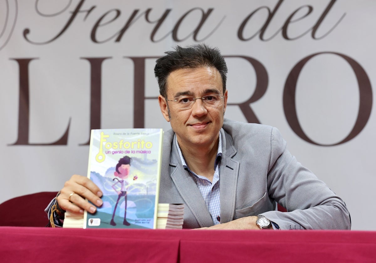 Álvaro de la Fuente, en la Feria del Libro de Córdoba