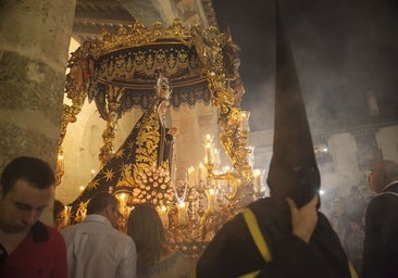 Ana Infante de la Torre afronta la restauración completa del paso de la Virgen de las Tristezas