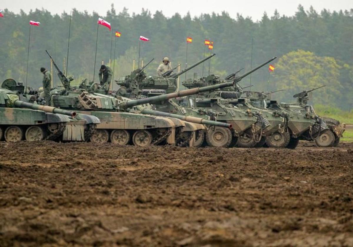 Ejercicios Saber Strike, en Polonia