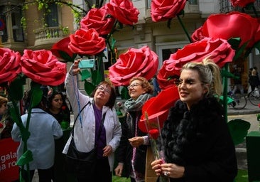Celebración de Sant Jordi en Barcelona