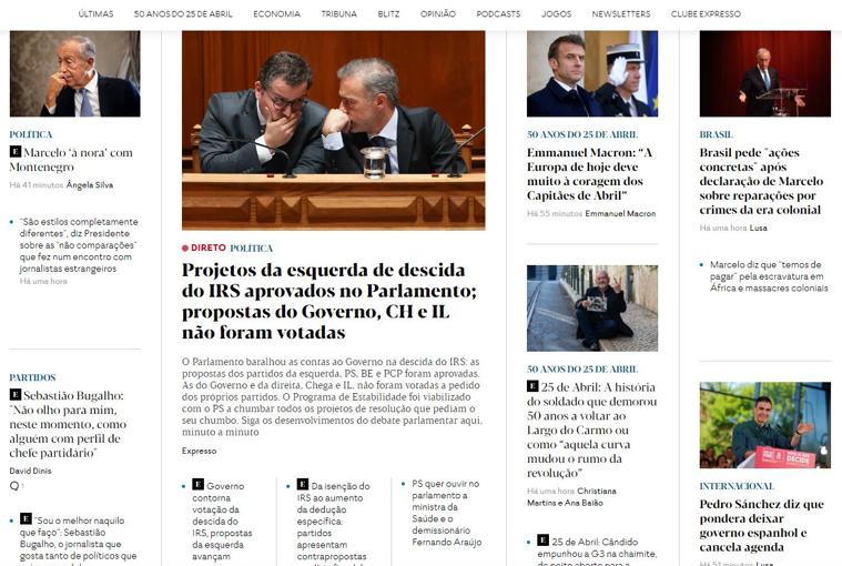 Portada de 'Expresso'