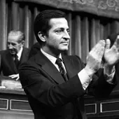 El expresidente del Gobierno Adolfo Suárez en el Congreso