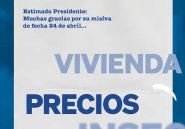 El PP anima a enviar cartas con problemas de la ciudadanía a Sánchez