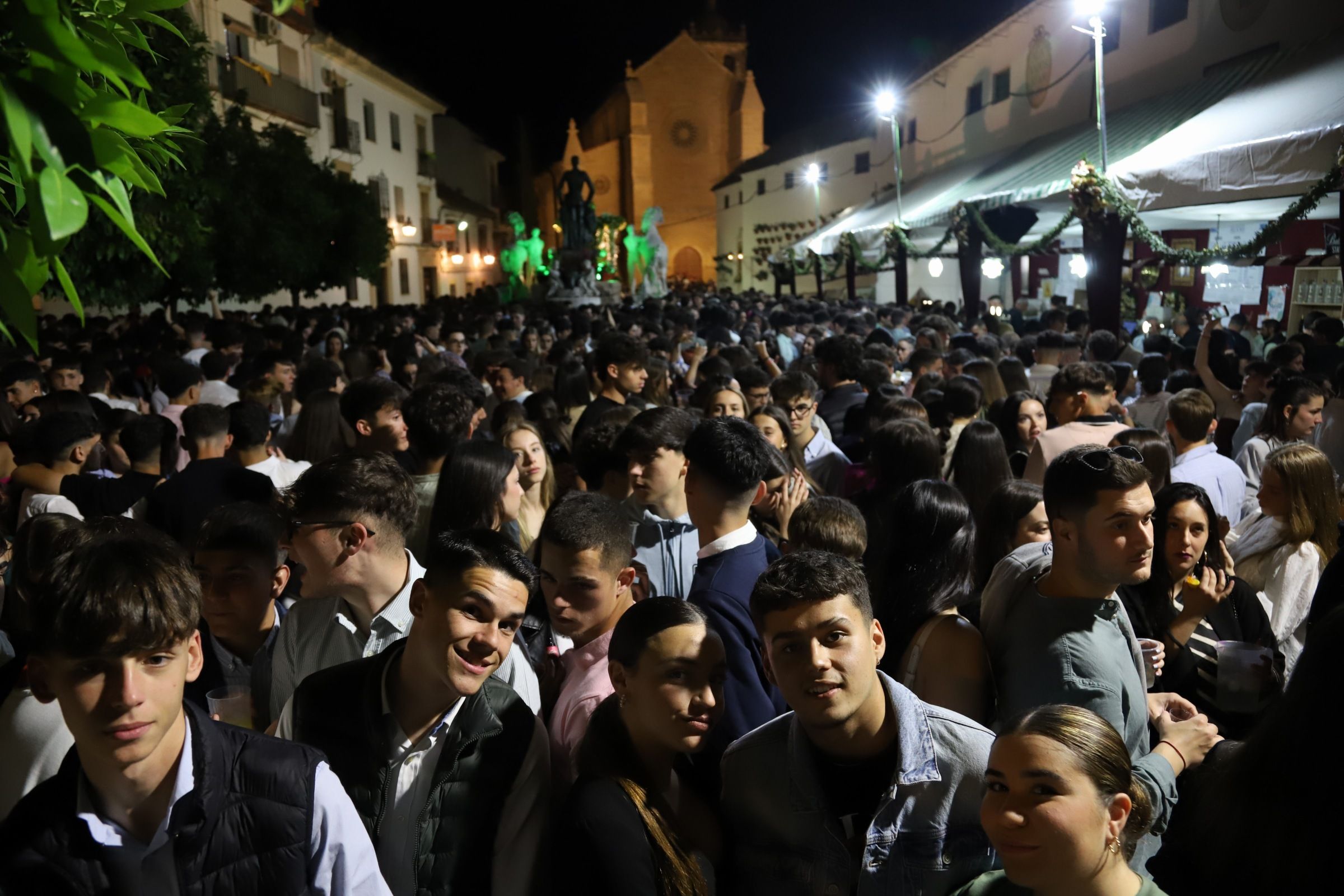 Ambiente en la cruz de Santa Marina