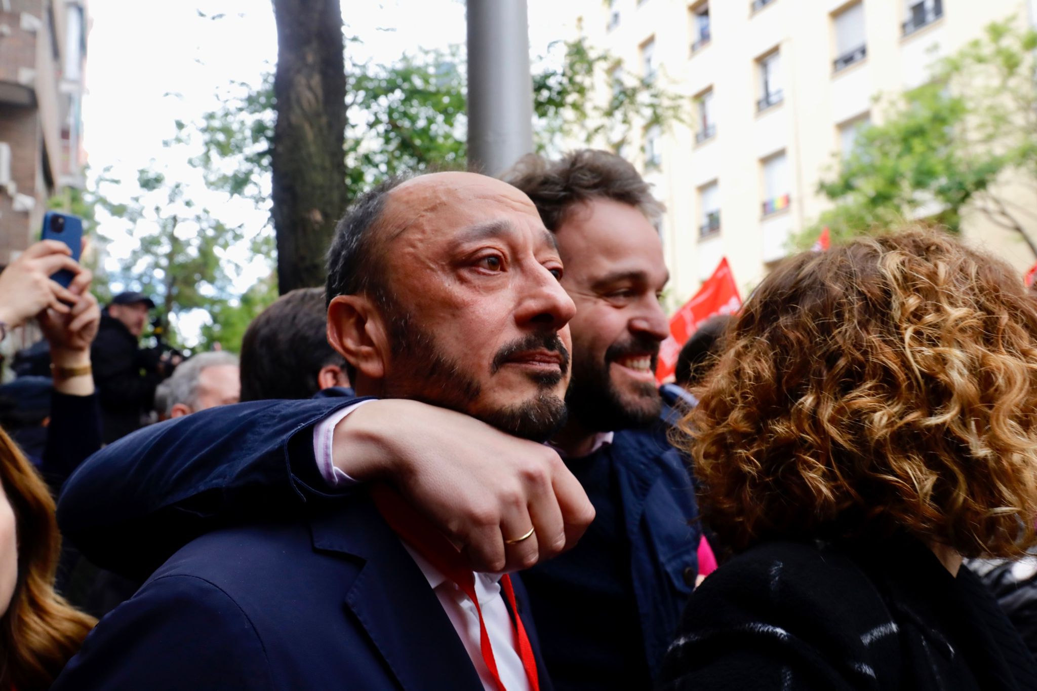 Comité Federal del PSOE y acto de apoyo de simpatizantes de Pedro Sánchez frente a Ferraz, en imágenes