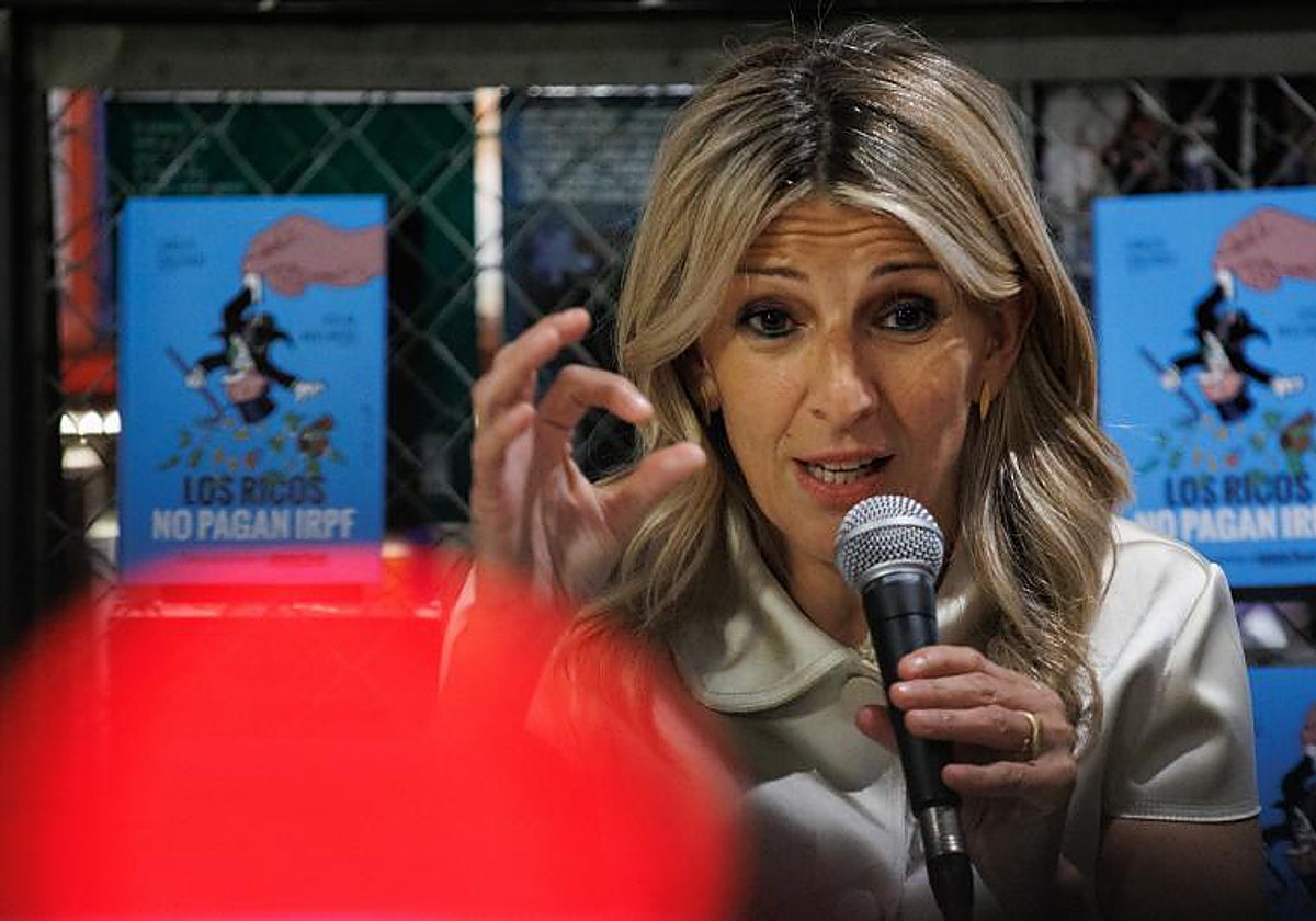 La líder de Sumar y vicepresidenta del Gobierno, Yolanda Díaz