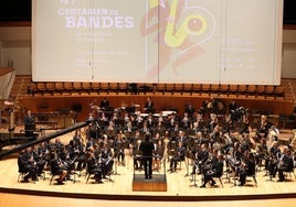 La Sociedad Musical Santa Cecilia de Chelva gana la sección Tercera del Certamen de Bandas de la Diputación de Valencia