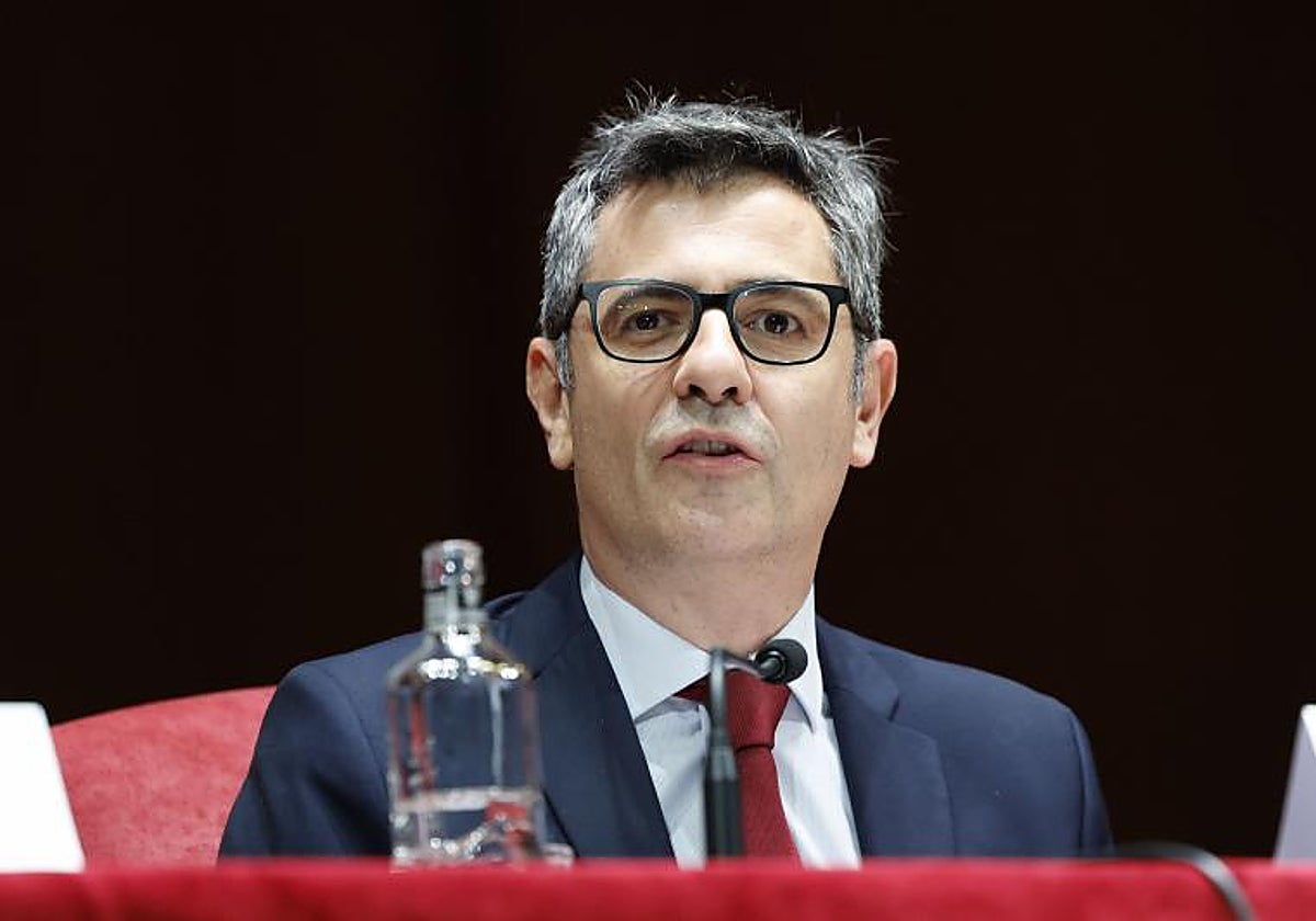 El ministro de Justicia, Félix Bolaños