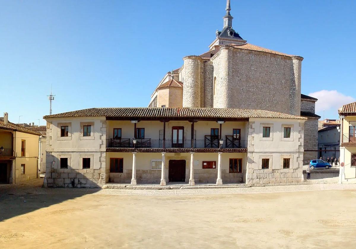 Plaza e iglesia de Santa María la Mayor de Colmenar de Oreja