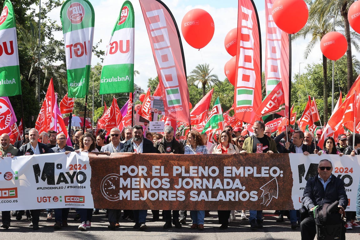 Fotos: La manifestación del 1 de mayo en Córdoba