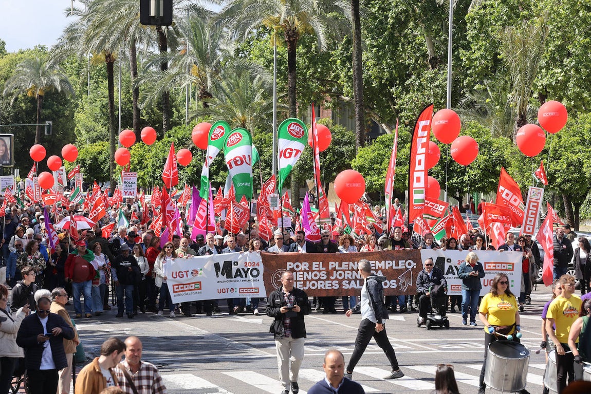 Fotos: La manifestación del 1 de mayo en Córdoba