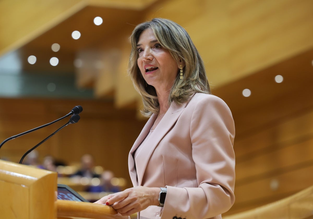 Alicia García, portavoz del PP en el Senado