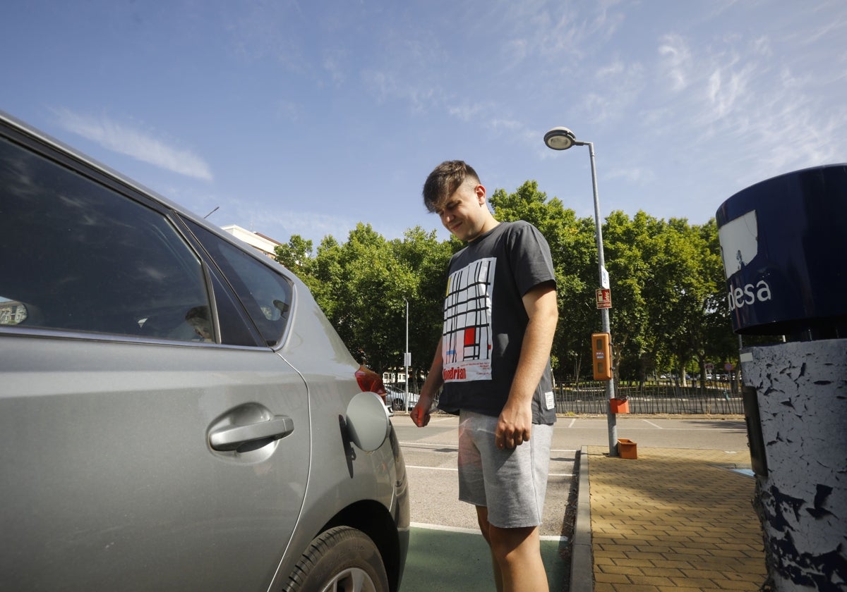 Punto de recarga de coches eléctricos en Córdoba