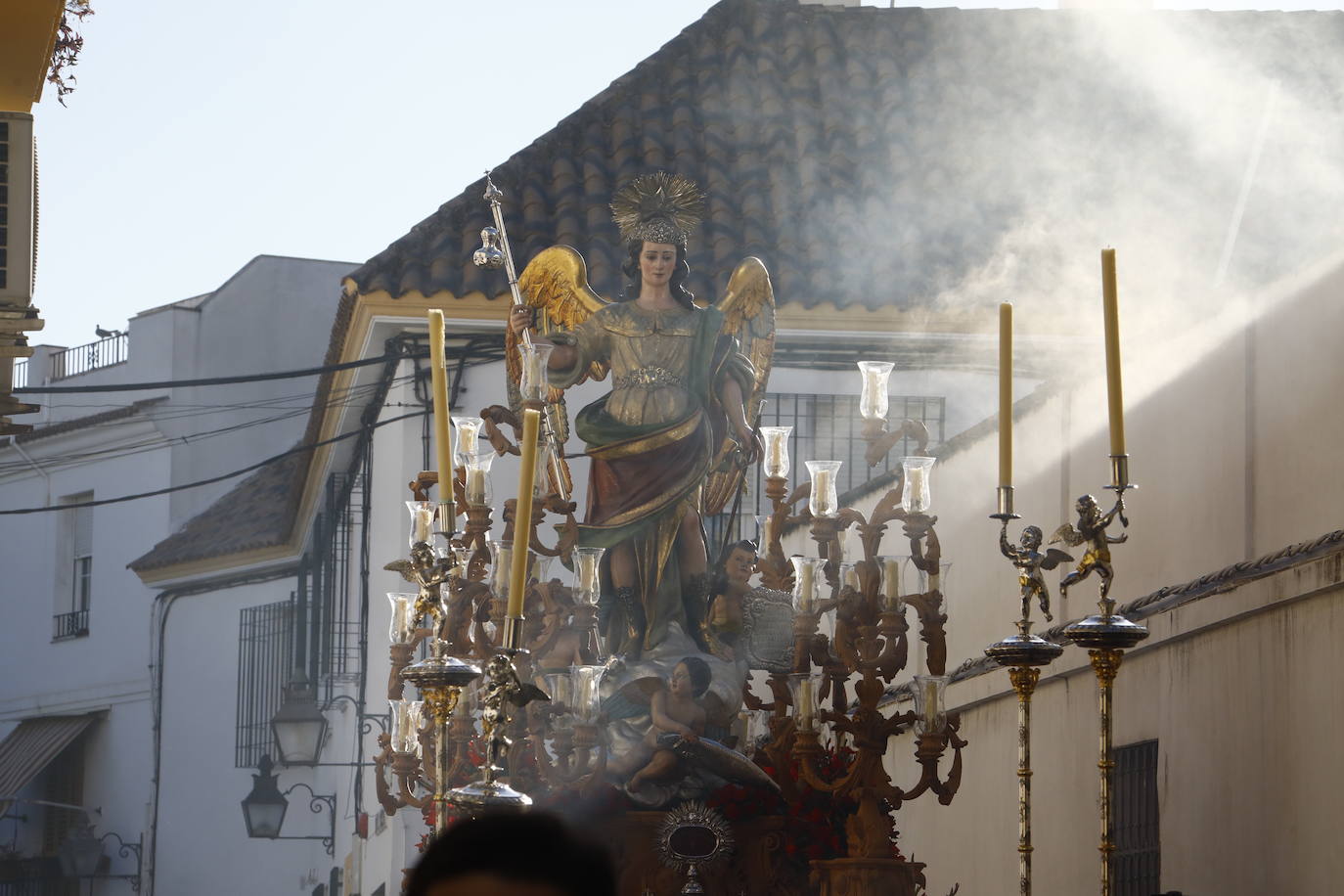 Fotos: La elegante procesión del Arcángel San Rafael en Córdoba