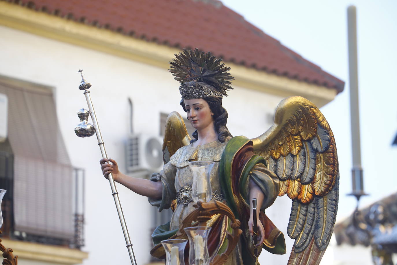Fotos: La elegante procesión del Arcángel San Rafael en Córdoba