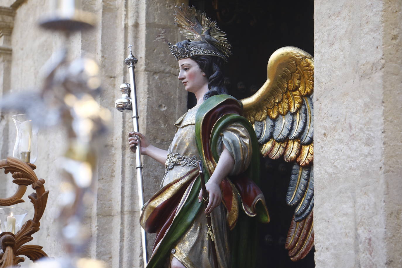 Fotos: La elegante procesión del Arcángel San Rafael en Córdoba